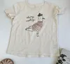 Märke rc sommar barn t-shirt pojkar flickor baby kort ärm tröjor Seagull Shell Topps America Retro Trendy Tees Baby Clothes