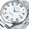 Winner Mechanical Watch Men Automatic Wrist Watches Top Brand Luxury Master Piece Date Calendar Classic Steel Strap