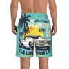 Men's Shorts Swimwear Mens Swim Beach Swimming Trunks For Man Vintage Sunset Car Swimsuit Surf Board Bathing SuitMen's
