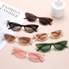 Vintage Cat Eye Small Frame Retro Sunglasses UV400 Protection Fashion Trendy Streetwear Eyewear 220629