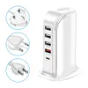 Universal Quick Charge QC3.0 dla telefonu 5 portów typu-C Szybka ładowarka Hub Contaż Adapter Wall Multi USB Station Dock