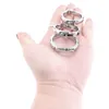 Regulowany pierścień pierścienia metalowe pierścienie penisa ze stali nierdzewnej samca czystość kutas opóźnienie rozszerza moszna seksowne zabawki dla mężczyzn ćwiczenia