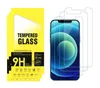 9h 0,33 mm skärmskydd för iPhone 11 12 13 14 Mini Pro Max 7 8 6 Plus Samsung S22 A52 A72 Clear Tempered Glass Film med detaljhandelspaket