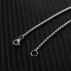 Pendant Necklaces Titanium Steel Ring For Women Men Hippop Fashion Hip Hop Matte Neckalce Jewelry GiftsPendant