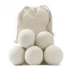 2019 New Wool Dryer Balls Premium Arebium Natural Fabric Lovener 2 75inch 7cm Static ثابتًا يساعد على جفاف الملابس في الغسيل quicke242d