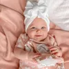 Polyester baby beanies med stor bågknut headwrap för spädbarns huvudbonad stora bowknot baby flickor turban hatt småbarn söt
