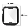 Schermbeschermer voor Apple Watch 7 Case 41mm 45 mm Volledige TPU Bumper Iwatch -hoes