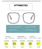 Óculos de sol Anti -azu -azul Miopia óculos de miopia para mulheres Vintage Square Optical Men, estudante de óculos acabados com óculos de prescrição -0286f