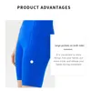 Running Shorts Women High Waist Biker Workout Solid Color Stretch Basic Casual Yoga Tummy Control PantsRunning