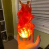 Party Masks Halloween Floating Fireball Prop Creative Suspended Flame Ball 220823