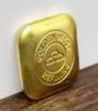 Decoração de presente de tanques de peixes em miniatura de peixe dourado, não enferrujado Coin Coin Western Gold Bar6221992