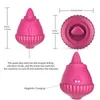 Masseur de jouets sexuels drop forme rose langue vibrée vibrée clibrante vibration du vagin toys sexe vibrateur pour femme