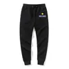 Ricard Winter Fleece Casual Pants Men Solid Color Thick Warm Jogging Byxor Män Mode snörning Sweatpants Män lastbyxor 220615