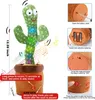 Dancing Talking Singing cactus Stuffed Plush Toy Electronic with song potted Early Education toys For kids Funnytoy 50pcs3057813