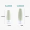 60/90 ml Siliconen Refilleerbare fles Lege reis draagbare verpakking Pers voor lotion shampoo cosmetische squeeze containers tools