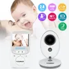 Bebek Monitörler Floureon Dijital Kablosuz 2.4 GHz Monitör LCD Video Dadı Güvenlik Kamera Sıcaklığı Ekran 2 Yolu Konuşma Gece Görüşü