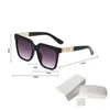 Haute qualité marque femme lunettes de soleil lettre luxe hommes lunettes de soleil protection UV hommes designer lunettes dégradé mode femmes lunettes avec boîtes d'origine 4318