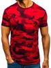 Camiseta con estampado de camuflaje para hombre, camiseta informal con cuello redondo, manga corta, verano de gran tamaño, secado rápido 220526