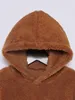 Toddler Boys Two Tone Teddy Hoodie SHE