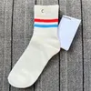 Hommes Femmes Designer Chaussettes De Sport Lettres De Mode Broderie Longue Chaussette Pour Hommes De Haute Qualité Unisexe Bas Casual Chaussette 2 Pièces / Ensemble Multi Couleurs