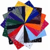 Fashion Polyester Bandana Square Scarf For Women Men Hoofdband Hoofddeksels Dubbelzijdige hoofdafwikkel Haaraccessoires