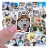 50pcs Cute Pet dog Husky Stickers Siberian dog Graffiti Kids Toy Skateboard car Motorcycle Bicycle Sticker Decals Wholesale