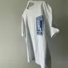 Erkek Büyük Boy Grafik Tee Beyaz Rahat Kısa Kollu T-Shirt Pamuk T Shirt Erkek Kadın Hip Hop Streetwear MG220155