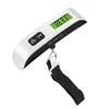 Portable Scale Digital LCD Display 110lb/50 kg elektroniskt bagage hängande resväska resor väger bagagepåse viktbalansverktyg