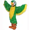 Halloween Green Parrot Mascot Costume Cartoon Temat Charakter karnawał unisex dorosły strój świąteczny strój