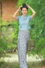 البوذية التايلاندية Zen Tea Party Ethnic Clothing Yunnan Xishuangbanna Dai Abserature and Art الطازجة الطازجة Suit Sup Super Skirt