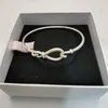 Nueva pulsera de mujer Plata de ley 925 Amor Corazón T-Bar Serpiente Cadena brazaletes Diseñador Lujo Original Ajuste Pandora Señoras Joyería Regalo Pulseira con caja original