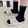 Zapatillas Zapatillas De Moda Para Mujer y Hombre Sandalias Plataforma Gruesa Suave Con Estampado Zapatos Antideslizantes Plaa Hogar Al 220324