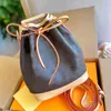 Evening Bags Designer Shoulder Bags Handbags Women Luxury Leather Letters Messenger Bucket Fashion Brand Crossbody Bag Lady 220517