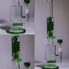 Vintage Gra Premium Glass Bong Water Pipe BUilding A New FREEZABLE Glycerin coil Quality Smoking Burner With Bowl can put customer logo by DHL UPS