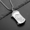Stainless Steel Hip Hop Silver Men's Skateboard Sports Necklace Pendant Skate Spirit Scooter Charm Fashion Jewelry