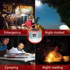 Remote Control Solar Camping Lamp Adjustable Brightness Modes Rechargeable Portable For Tent Fishing Hiking Light J220531