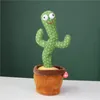 2022 new Stuffed Plush Animals Kawaii dance and twist cactus creative toys music songs birthday gifts creative ornaments to attract customers