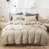 Pamuk zemin yün dört parçalı set pamuklu yatak tabakası yorgan kapağı yastık yatak bahar ve yaz yurt