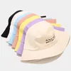 Basker Small Letter Panama Cap Fisherman Hat Men#39; s Tide Summer Student Par Casual Sun Protection Trend Women#39; s Bucketbere