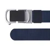 Ceintures TJ-TianJun Hommes Ceinture Sans Dents Automatique En Alliage de Zinc Boucle Ceinture En Nylon Toile Ceinture Loisirs De Plein Air Ajustement Libre CeintureCeintures