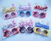 Uv400 kreskówki okulary przeciwsłoneczne Baby Girl Druku