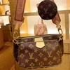 TOP 3 pcs purse Shoulder Bags three piece set purs classic handbags women bag leather lady 2023