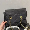 Borse a tracolla in nylon nero Borse da donna firmate Borsa a tracolla a catena in oro con tracolla di moda Borsa a tracolla di alta qualità Portafoglio di lusso