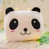 Färgglada lysande panda kudde plysch leksak jätte pandas doll inbyggda led lampor soffa dekoration kuddar valentine dag present sovrum soffa barn leksaker c0609g07