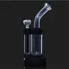 Cool Led Plasma Narguilés 12 pouces Bongs en verre 14mm Tuyaux d'eau communs 5mm d'épaisseur huile Dab Rigs avec bol boîte de vente au détail