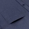 Camicia da uomo classico a maniche lunghe / a righe camicie di abbigliamento di base tasca singola tasca da tasca formale business formale-fit ufficio camicia sociale 220322