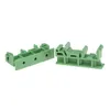 Altri accessori per l'illuminazione 1 set PCB Adattatore per montaggio su guida DIN C45 Supporto per staffa per circuito stampato Supporto per clip nero verde 2 pezzi 4 viti di cui