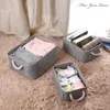 Accessories Packaging Organizers Storage Boxes Bins Folding Basket Foldable Linen Box Fabric Organizer Organize Office Bedroom Closet Toys Laundry