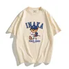 Мужские футболки Inaka Power Shirt 2022 Summer Women Tshirt IP хлопковое хлопковое вырезок.