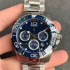 Mens Watches Automatic Mechanical for Blue Dial Luxury Steel Strap Top Quality 1 Replica